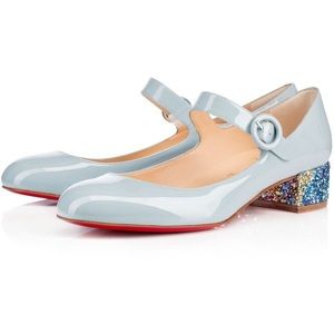 Christian Louboutin Dolly Birdy Mary Jane Glitter
